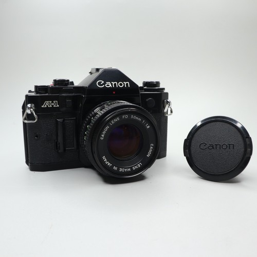 Canon 35mm slr film - a-1, camera