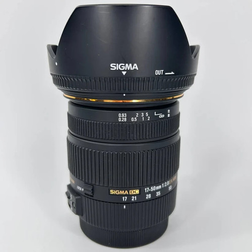 Sigma 50mm ex dc - 17-50mm, f/2.8