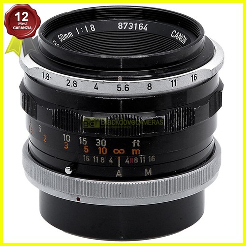 Canon 50mm 8 obiettivo - fl, 50mm.